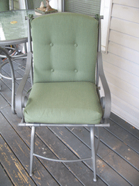 Martha Stewart Everyday Amelia Island Tall Dining Chair Replacement Cushions