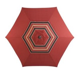 Martha Stewart Living Cedar Island Replacement 9 ft. Patio Umbrella