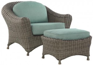 Martha Stewart Living Lake Adela Club Chair cushions and Ottoman cushions