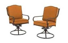 Martha Stewart Living Mallorca II 2-Pack Swivel Chair cushions