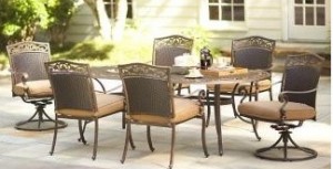 Martha Stewart Living Miramar II 7pc Dining chair cushions