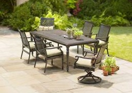 Martha Stewart Living Pembroke 7-Piece Patio Dining cushions