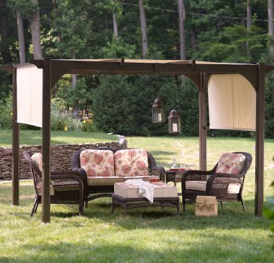 Martha Stewart Everyday Lawrence Pergola Replacement Cushions