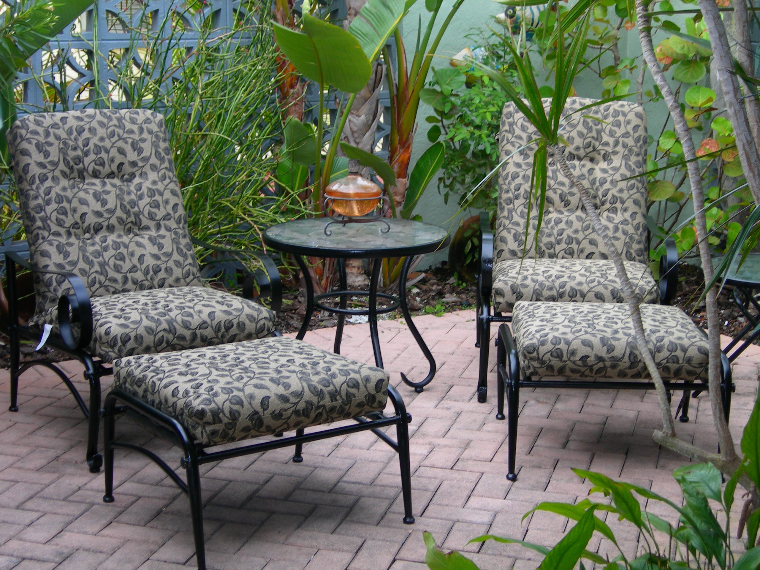 Martha Stewart Everyday Pacific Palisades Chair and Ottoman Replacement Cushions